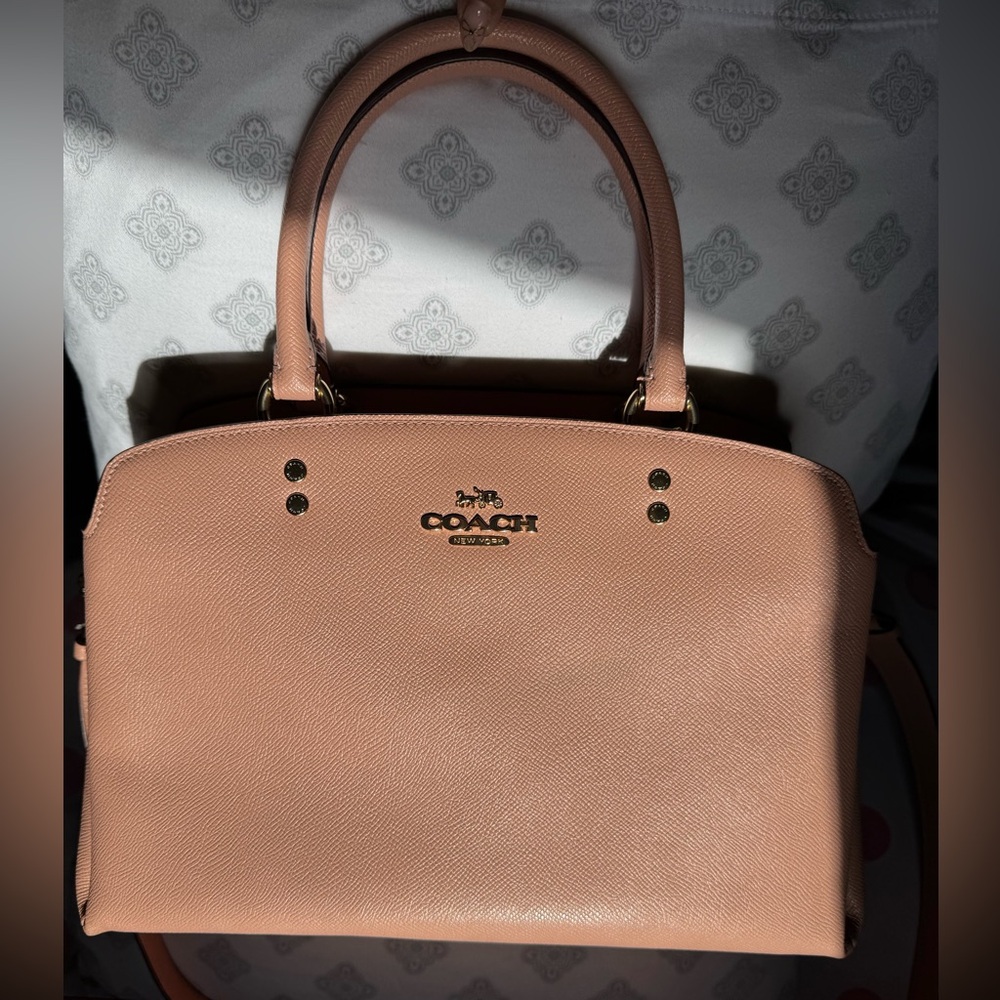Coach Women's Pink Leather Handbag